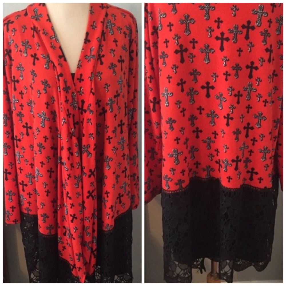 Red Cross Cardigan